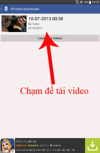 cách lưu video trên facebook về điện thoại 04