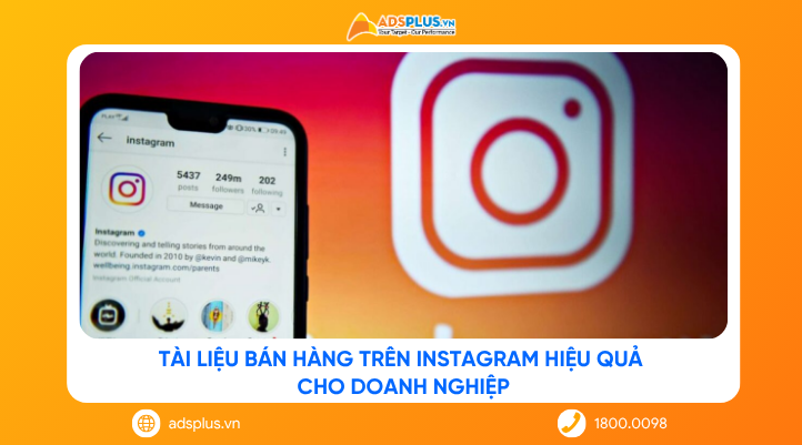 Tài liệu bán hàng trên Instagram hiệu quả cho doanh nghiệp