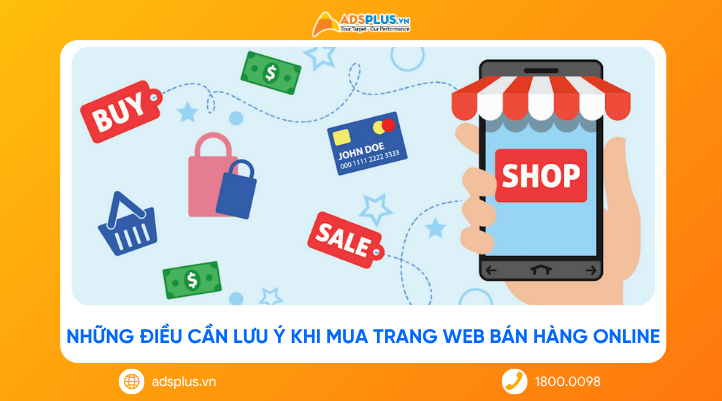 Những điều cần lưu ý khi mua trang web bán hàng online